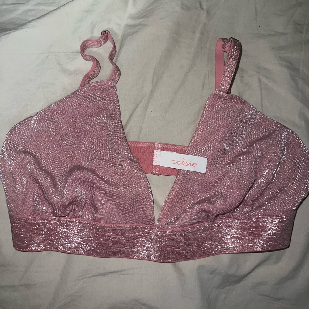 sparkly colsie bra